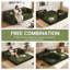 Canapé-lit modulaire convertible 2-en-1 avec matelas en mousse à mémoire de forme - aucun assemblage requis, canapé-lit peu encombrant pour salon, chambre à coucher, studio-709078213