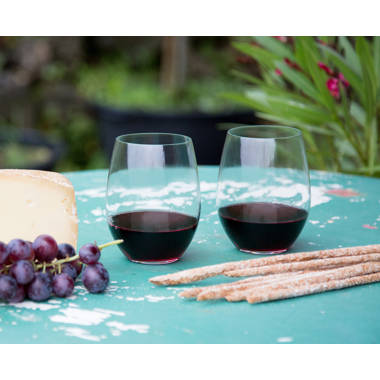 Riedel Vinum Oversize Cabernet Wine Glasses, pair, engraved