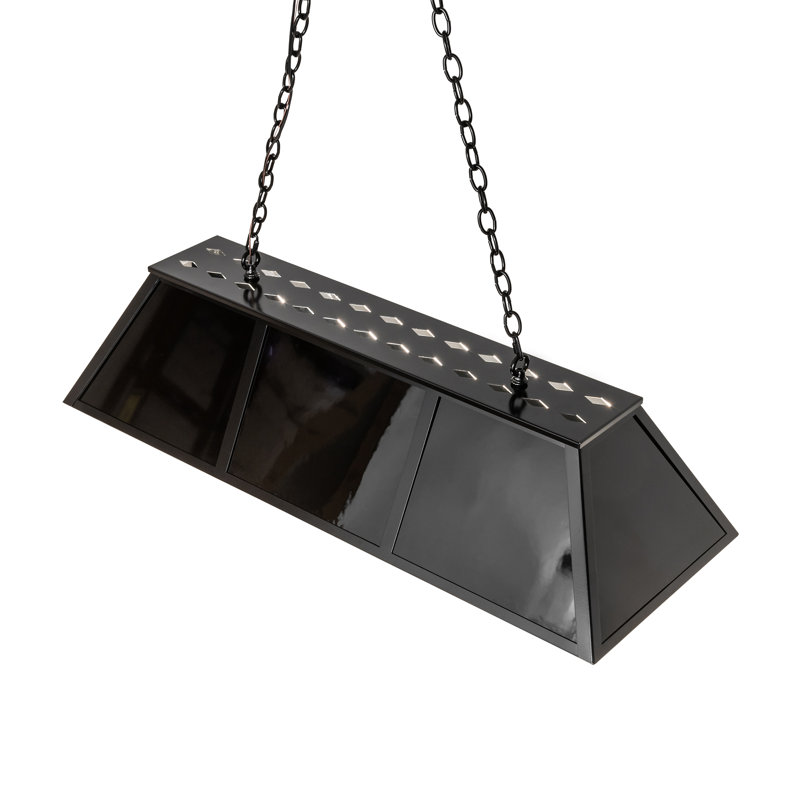 48" Long Laquer Oblong Pendant