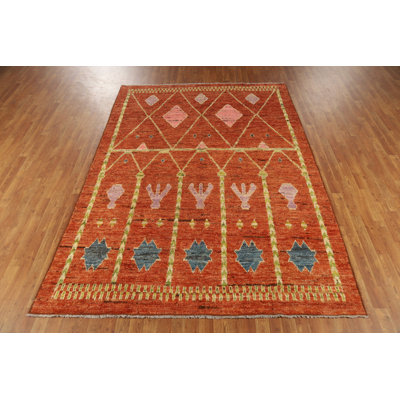 Tapis oriental marocain fait à la main 7 x 10