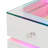 Makeup Vanity Set with LED Lighted Mirror HD Glass Top Built-in LED Light Strips Large 13 Drawers