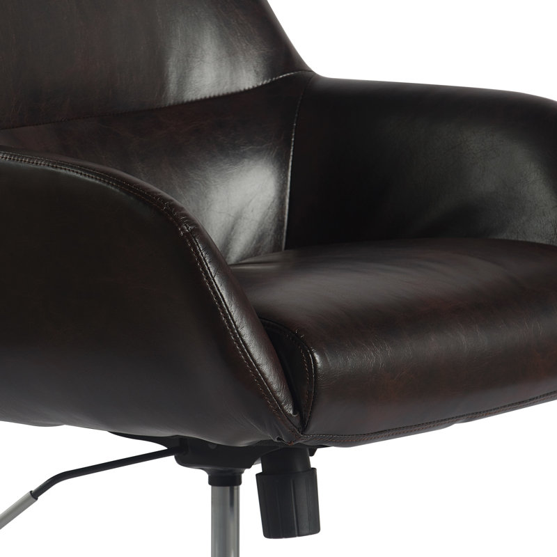 Chaise de bureau Tommy Hilfiger Forester, Marron foncé