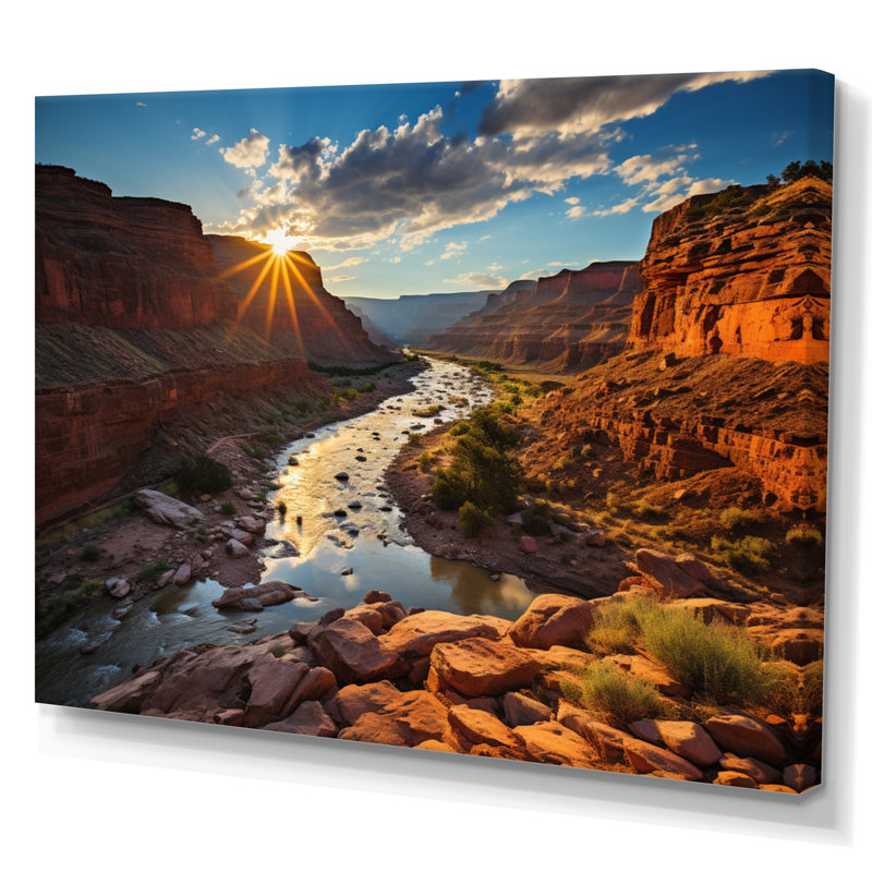 Canyon Rhapsody I - impression, Toile tendue, H 16 po x l 32 po x P 1 po