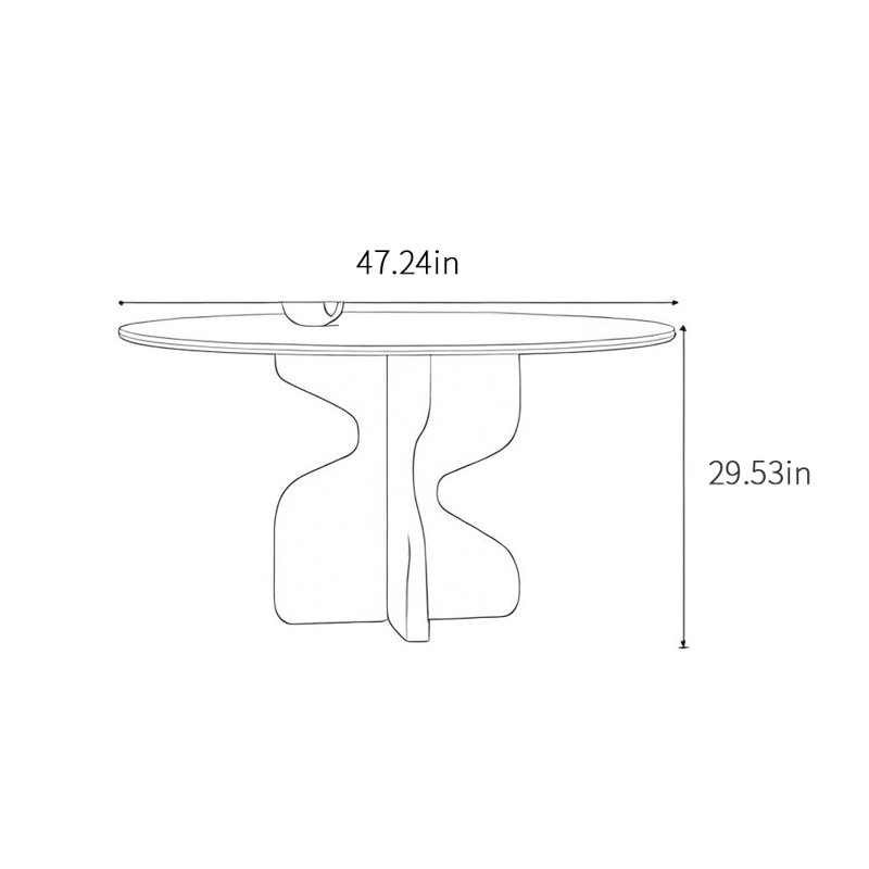 Rakipe, 29.53”H x 47.24”L x 47.24”W