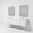 Geneva 80" Wall-Mounted Double Bathroom Vanity Set with Mirror-87285978-112951969