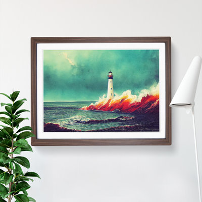 Lighthouse In Watercolour Vol.1 - Single Picture Frame Print