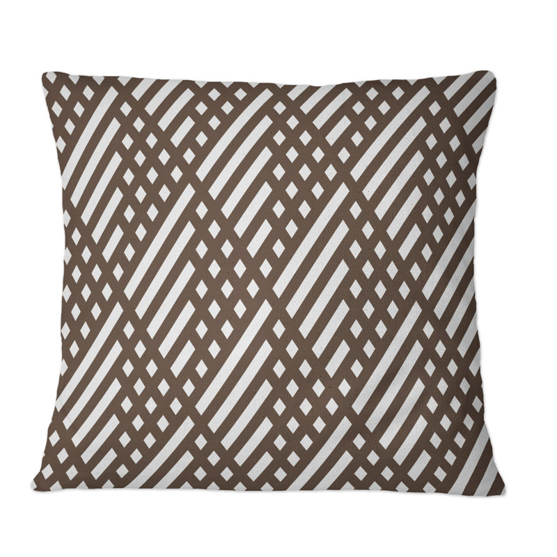 Geometric Throw Pillow, 18" x 18"