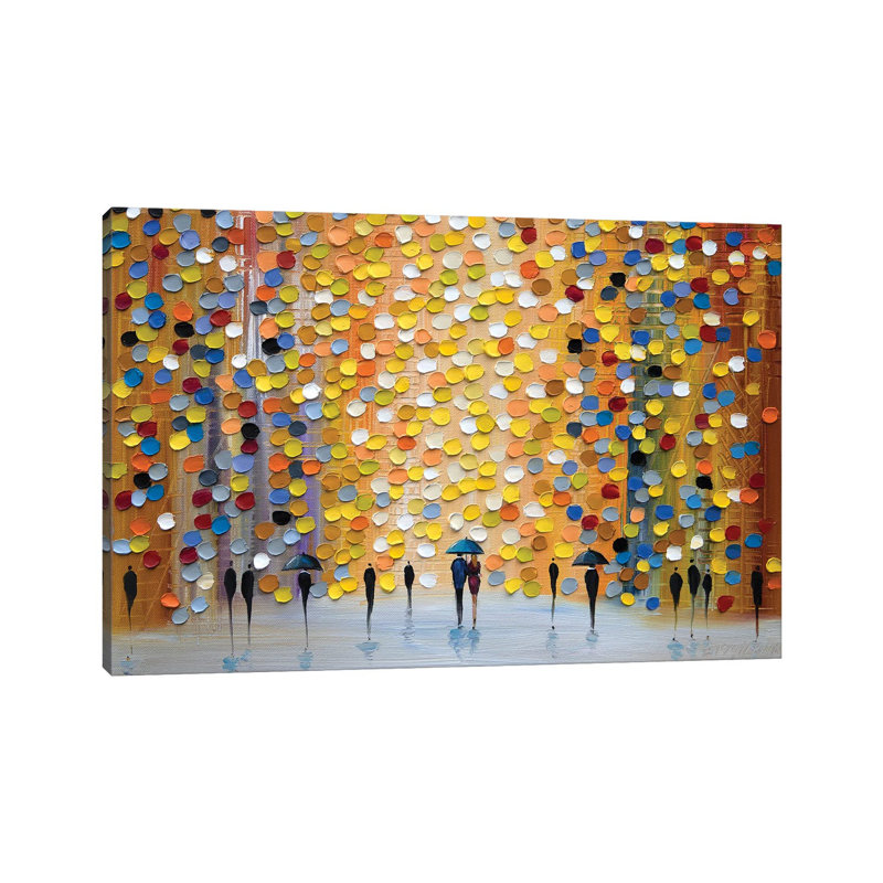 Lovely Rain by Ekaterina Ermilkina - Wrapped Canvas Gallery-Wrapped Canvas Giclée, 45.72 cm H x 66.04 cm W