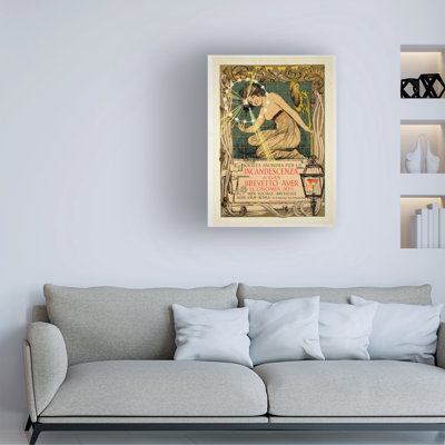 Giovanni Maria Mataloni Incandescent Gas-Lamps, 1895 Canvas Art