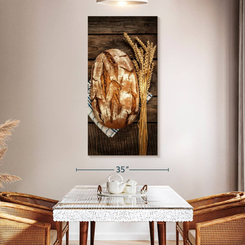 Bread, 54" H x 27" W