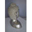 Statue de buste de Bouddha en résine Taille: 12 po x 7 po x H 15 po