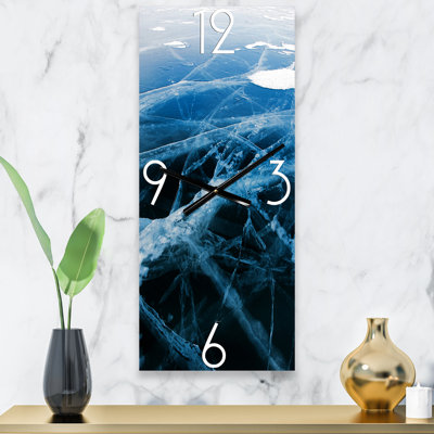Horloge murale Ice Structure II