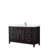 Daria 60'' Single Bathroom Vanity with Carrara Marble Top-97877101-97877103-97877099
