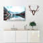 Mountains & Forest By Lake Moraine - Wrapped Canvas-56630404