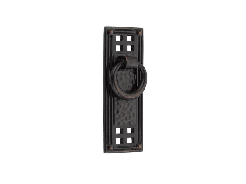 Hammered Ring Pull, Oil Rubbed Bronze