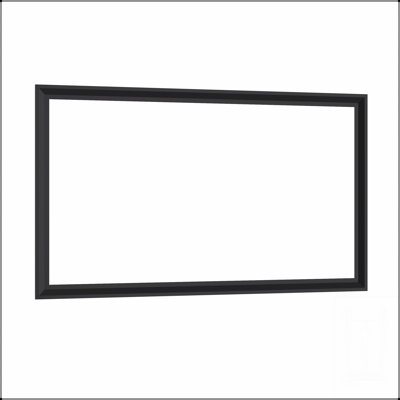 Oversized Modern Rectangle Bathroom Mirror With Aluminum Frame, Versatile And Safe For Home Decor
