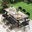  10 chaises pliantes avec chaises en cuir empilables en PVC