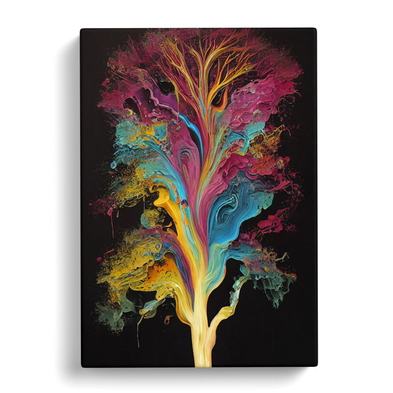 Tree Pouring Vol.1 - Wrapped Canvas, 60cm H x 40cm W x 3cm D