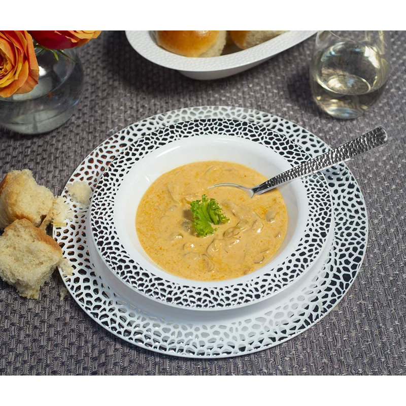 Disposable All Occasions Flatware Set, Silver