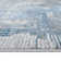 Tapis abstrait bleu