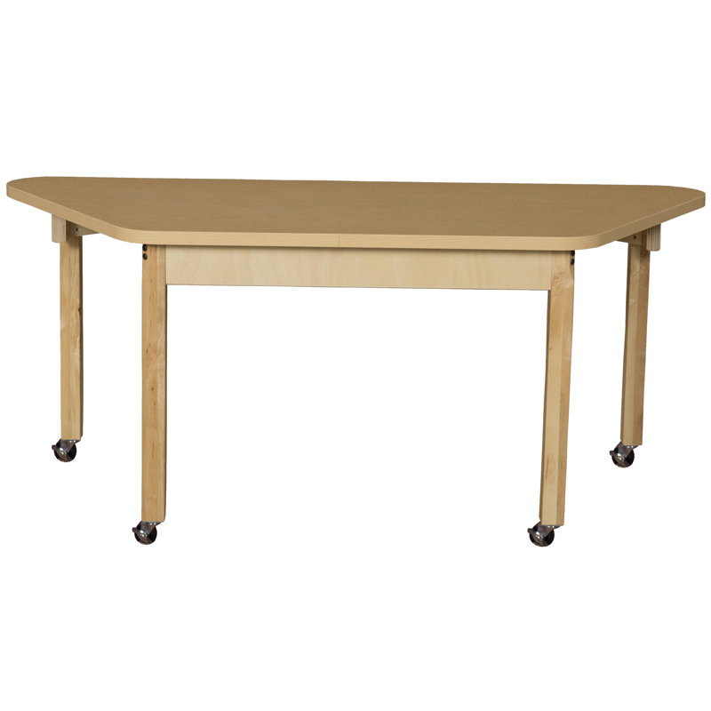 Table d'activité trapézoïdale, H 18 po x L 60 po x l 30 po, Oui