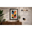 Geometric Symmetry Mid-Century - Framed Print-1466984501-1466984499