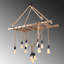 Kaylee 12 - Light Brown/Black Pendant