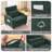 36" Wide Convertible Chair with Pull Handle - 3-In-1 Sleeper Futon Chair Bed with Cup Holder-19071626
