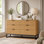 Organisateur de commode à 6 tiroirs, commode de chambre à coucher, commode en bois Semin