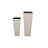 Outdoor PE Wicker Flower Pots, 2-Pcs Set, Beige