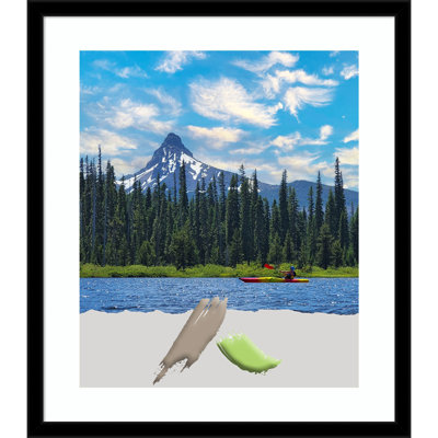Nepean Black Picture Frame with Mat
