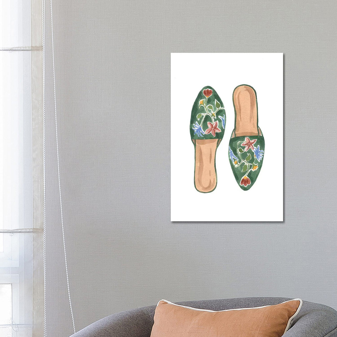 Shopper Shoes von Sabina Fenn - Giclée auf Leinwand in der Galerie