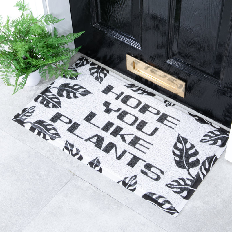 Blais Non-Slip Floral Indoor Doormat