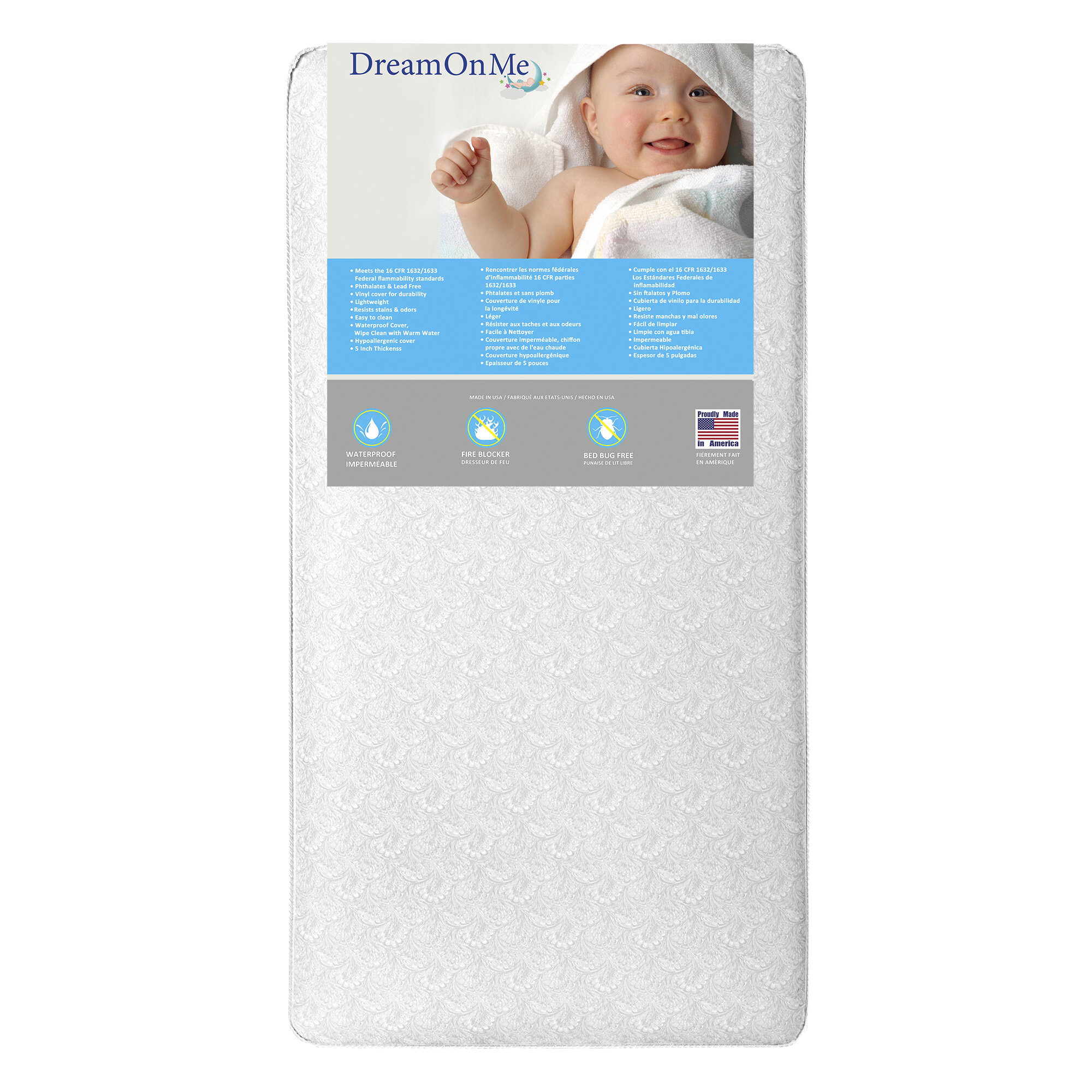 2 inch hotsell crib mattress