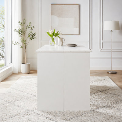 Multifunctional Extendable Console Table to Dining Table