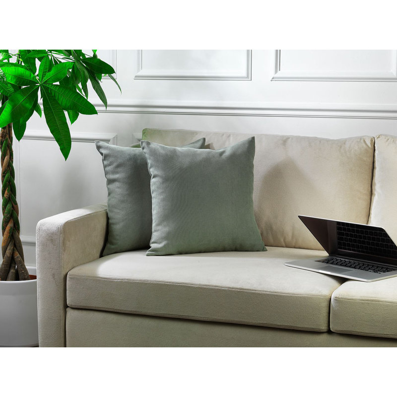 Indoor / Outdoor Square Scatter Cushion Cover - 1PC, 40 x 40cm, Leaf green