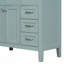 Meuble-lavabo 36 po avec lavabo, armoire de salle de bain avec tiroirs, structure solide et panneau de fibres à densité moyenne-111793993