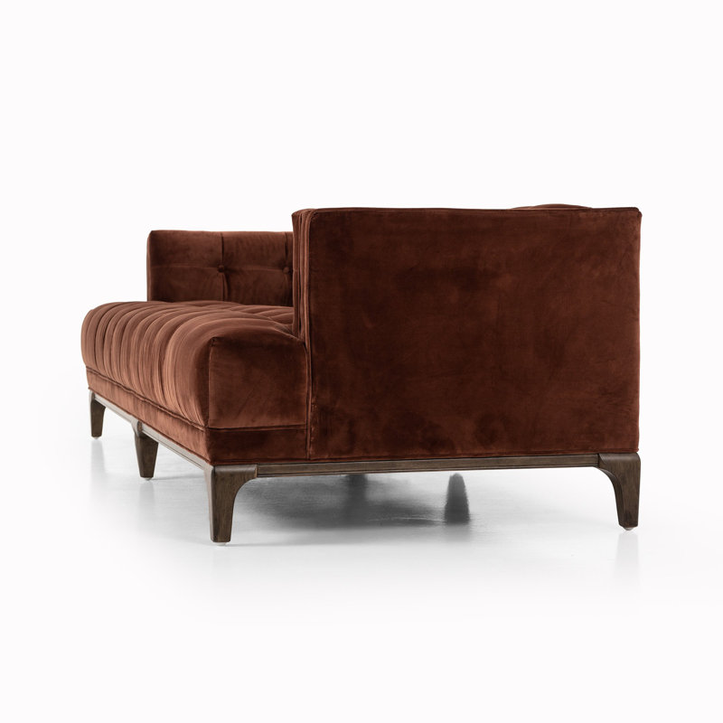 Dylan Sofa, Sienna Brown, Surrey Auburn Velvet