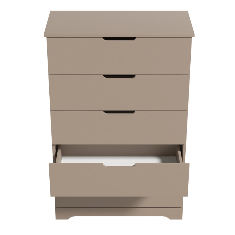Aroob 5 Drawer 31.5'' W Dresser, Warm Taupe