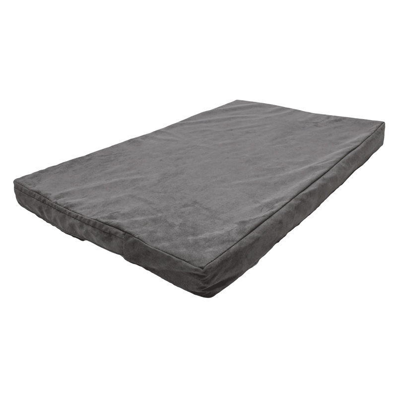Matelas lavable 100% pour chien Snoozer, Grand (l 41 po x P 25 po x H 2 po), Anthracite