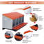 4 Hole Roll-Away Nesting Boxes