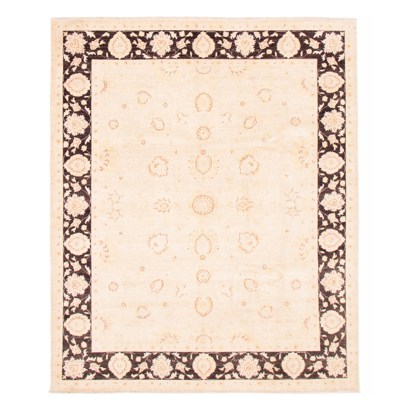 Tapis unique en laine noué à la main 8 pi 3 po x 9 pi 8 po nouvel âge Comfrey