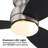 52'' 3 - Blade Smart Standard Ceiling Fan with Remote Control and LED Light Kit Included-801114523
