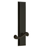 Grandeur Fifth Avenue Tall Plate Passage with Newport Lever