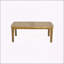 Table basse d'extérieur en bois d'acacia
