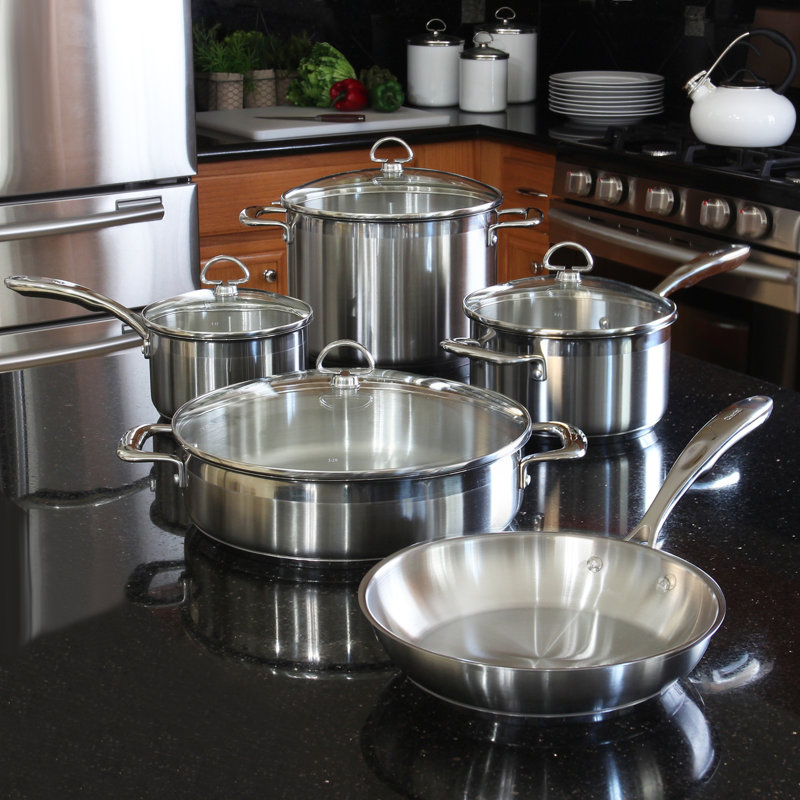 9 - Piece Stainless Steel Cookware Set