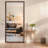 70*32 Inch Full-Body Floor Mirror with Durable Artificial Wood Frame, Elegant Design for Bedrooms and Salons