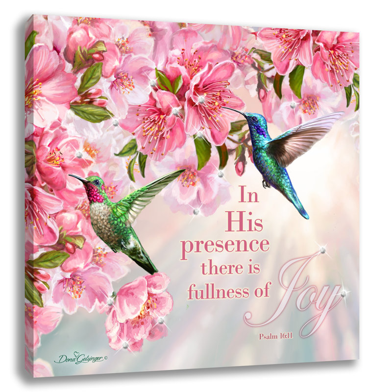 Imprimé colibri Joy Pizazz avec cristaux éblouissants
