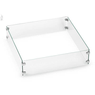 Square Glass Fire Pit Accessory