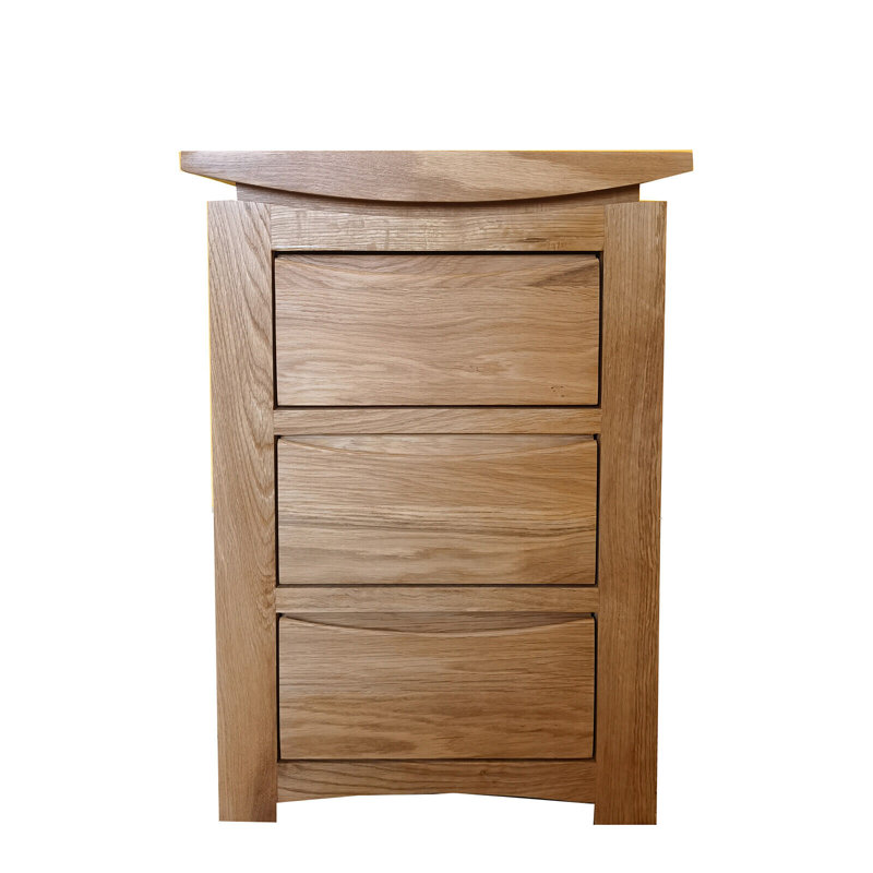 Braddyville 40cm W Solid Wood Bedside Table